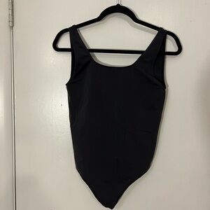 SKIMS basic black bodysuit